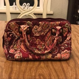 Vera Bradley Piccadilly Plum Satchel.